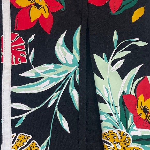 Adidas women’s Originals HER studio London floral black leggings tights small - Picture 4 of 6